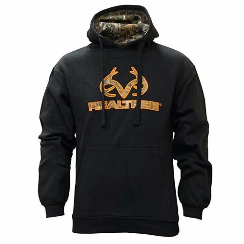 Staghorn Men's Realtree Camo Logo Black 