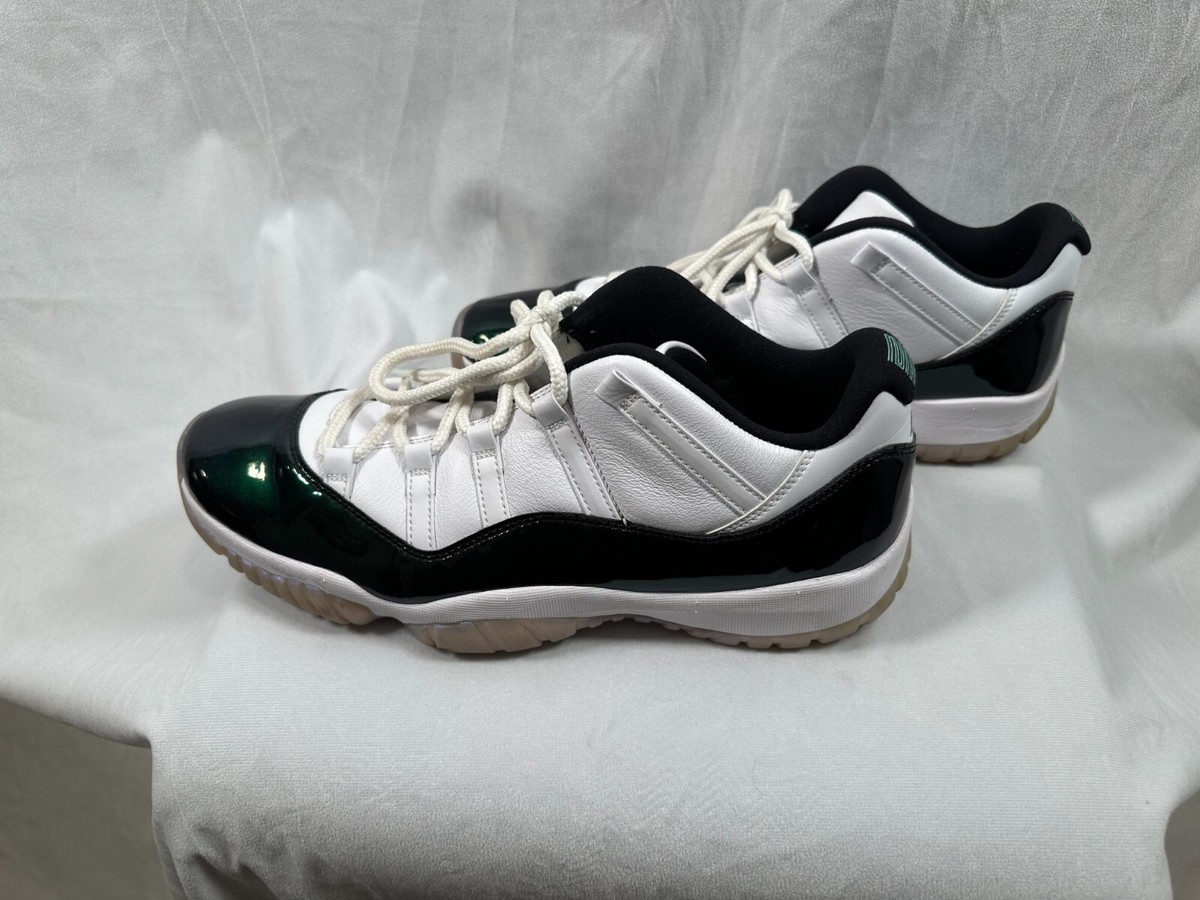 Authentic Air Jordan 11 Retro Low Emerald Dark Green Size 13