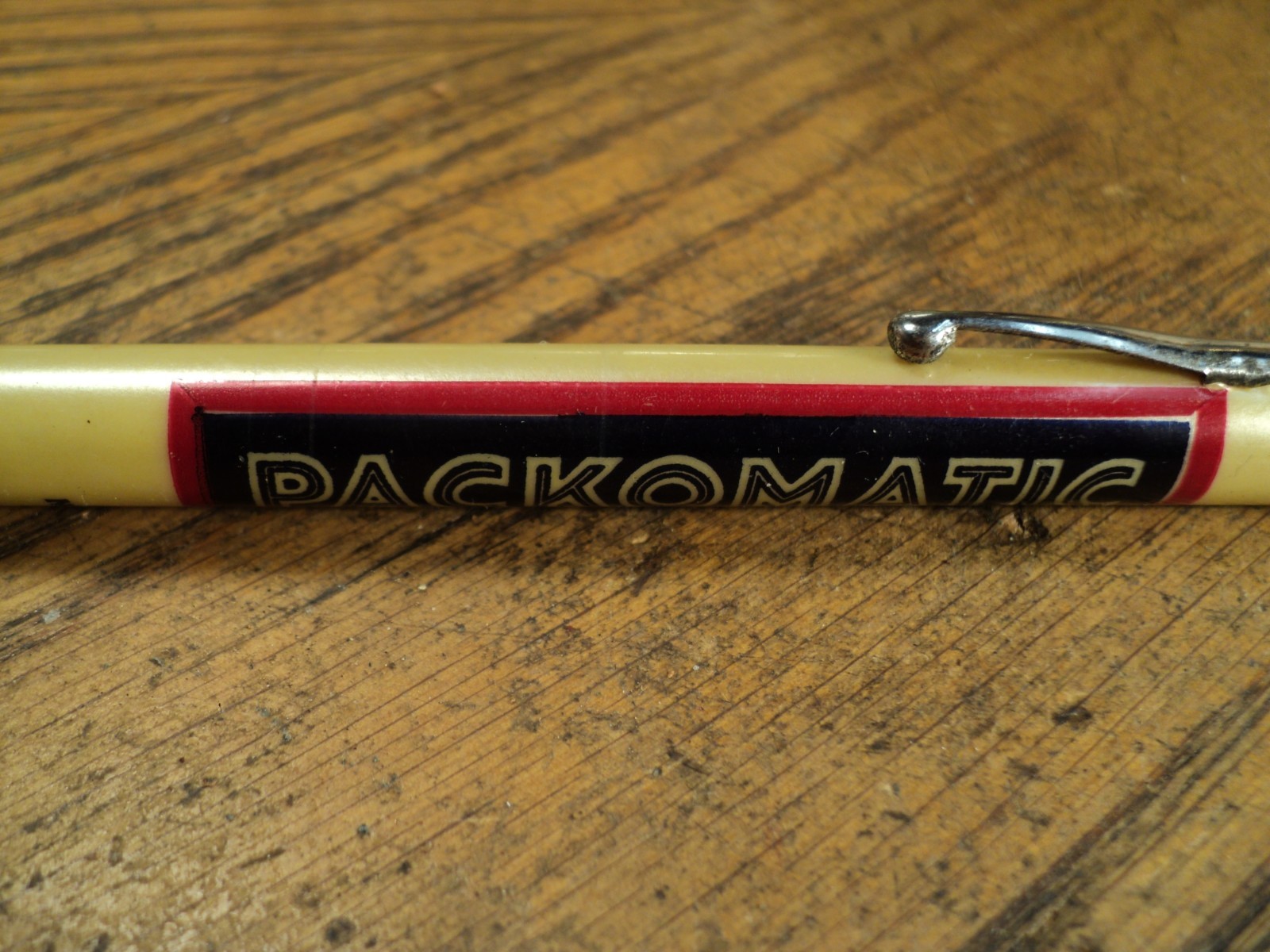 Vintage Fat Mechanical Pencil Packomatic Packaging Machinery Joliet