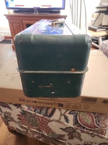 old metal tackle box metal trays vintage Gwt - Picture 7 of 15