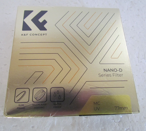 K&F Concept NANO-D Filter 77mm MC UV Lens Filter - Picture 1 of 2