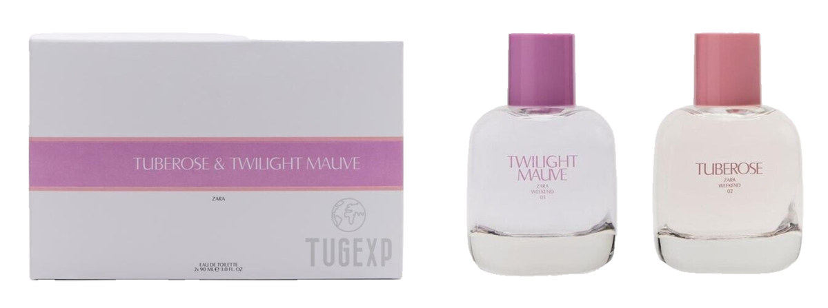 トバリ Twilight RomanceEau de Parfum 50ml ZARA Tuberose & Twilight Mauve 2 x 90ml Duo Set EDT Parfum