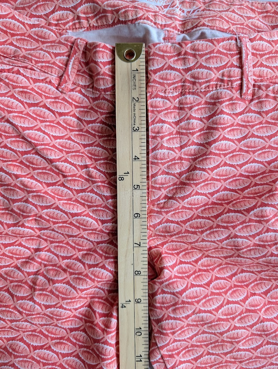 Old Navy Size 6 Pixie Orange Fish Pattern Chinos … - image 6