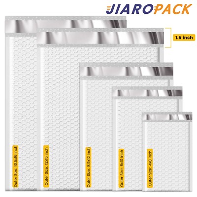Poly Bubble Mailers Shipping Mailing Padded Envelopes Bags Self Seal Multi Size