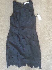 ASTR The Label black DRESS Size Med knee legenth comfort casual zipper