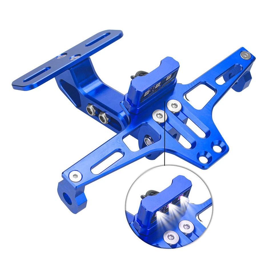 Fender Eliminator License Plate Holder w/LED Light For Suzuki SV650S SV1000S - Изображение 2 из 4