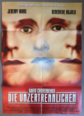 ''DIE UNZERTRENNLICHEN'' (Dead Ringers) David Cronenberg - Filmplakat Kinoplakat 