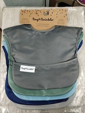 Tiny Twinkle Mess-Proof Easy Bibs 5-Pack, Waterproof