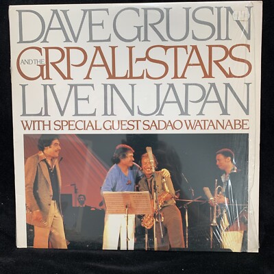 DAVE GRUSIN & the GRP ALL- STARS - Live in Japan - ARISTA LP 1981 inner, SHRINK