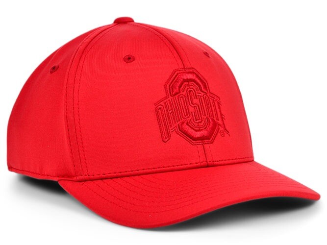 The Ohio State Hat OSU BUCKEYES Football Red Out Fitted M/L Cap Memory Fit NWT