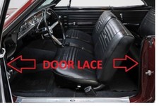 Gm A Body Inside Door Jamb Windlace Welting 180 Long Black Both Doors 64-67