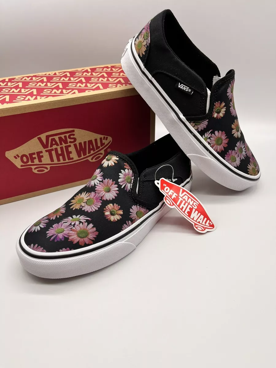 Vans asher women's 2025 floral skate shoes