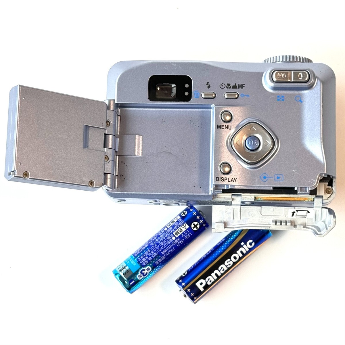 Pentax Old 2002 Compact Digital Camera Optio 330GS Blue 3.2