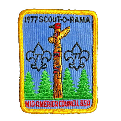 1977 Scout-O-Rama Mid-America Council Patch Nebraska Iowa South Dakota BSA
