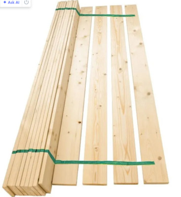 Holzlattenrost King Size Lattenrost 5FT = 152cm Ersatzmatratze Lattenrost