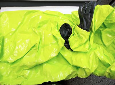 Dupont TK 554 TLY 2X 00015U Tychem TK Commander Level A Suit