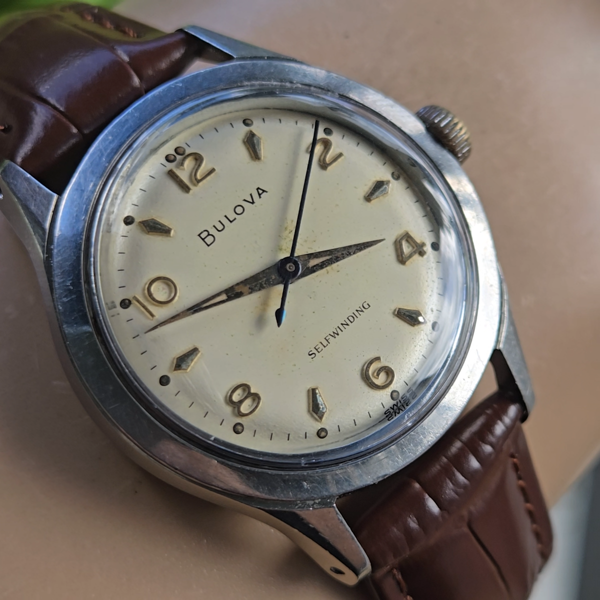 Vintage BULOVA men's automatic watch 10CSC 17Jewels swiss 1961 | eBay