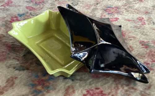 MCM Stewart McCulloch California Pottery Black Chartreuse Cigarette/ Vanity Box - Picture 5 of 18