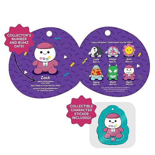 BumBumz 4.5inch GroovyBumz Plush 5Pack Disco Ball Demi, Groovy