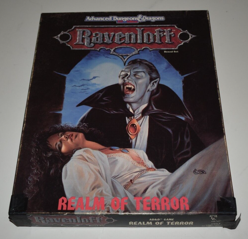 Advanced Dungeons And Dragons Ravenloft Realm Of Terror Boxed Set 1990 ...