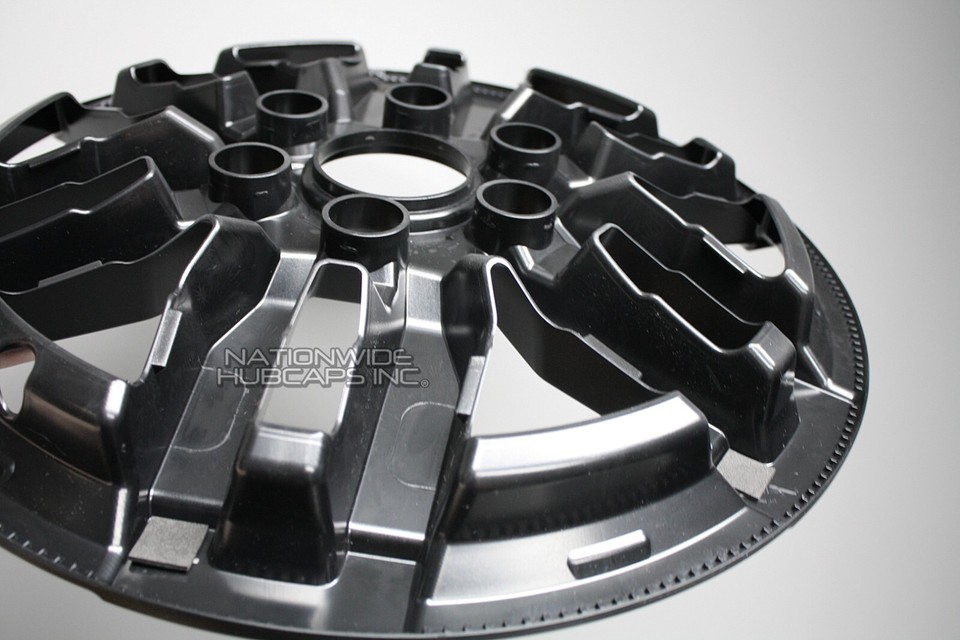 4 Chevrolet Colorado LT 2023-2026 Black 17" Wheel Skins Hub Caps Rim