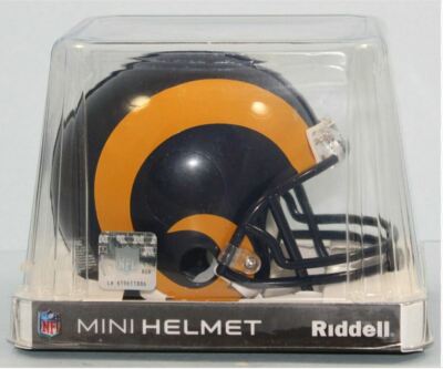 NFL ST LOUIS RAMS 1981 -1999 Throwback Riddell VSR4 Mini Helm jetzt Los Angeles