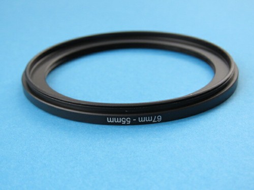 67mm to 55mm Stepping Step Down Ring Camera Lens Filter Adapter Ring 67-55mm - Picture 2 of 2