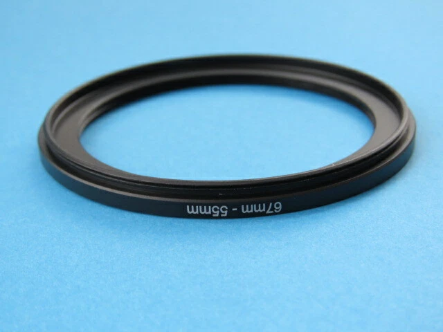 67mm to 55mm Stepping Step Down Ring Camera Lens Filter Adapter Ring 67-55mm - Image 2 of 2