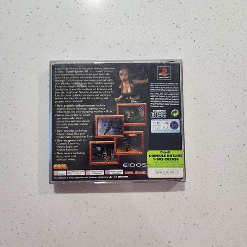 PS1 Game - Tomb Raider III: Adventures of Lara Croft (2) - Picture 2 of 4
