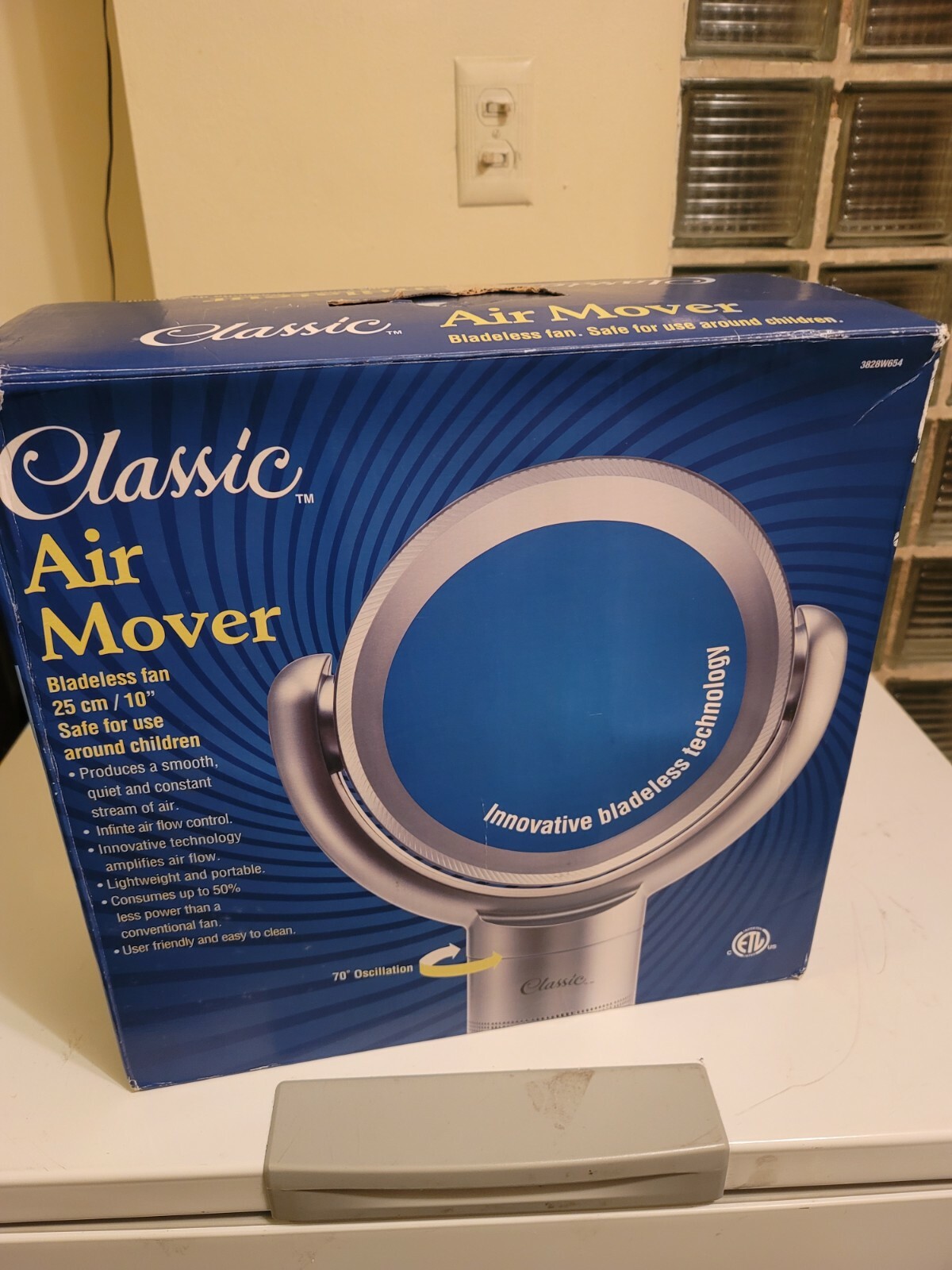 Innovative Technology Classic bladeless air mover fan Open B