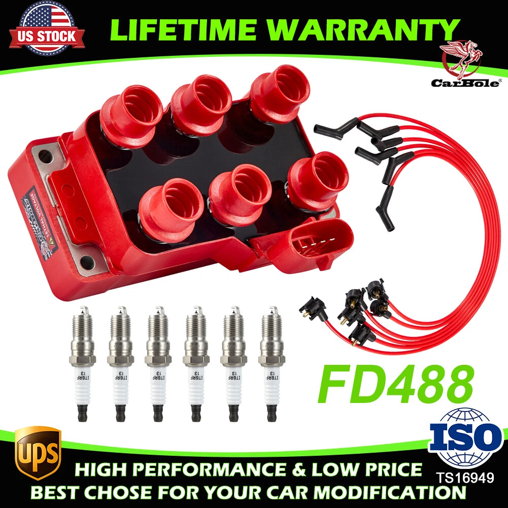 Paquete De 8 Bobinas De Encendido Y Bujías Para Ford F150 Triton V8 4.6L/5.4L 1997-2003 – Precision Auto Labs
