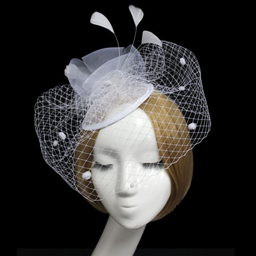 Ladies' Clip Feather Fascinator Hat 