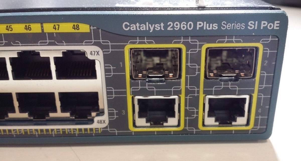 Cisco WS-C2960+48PST-S Switch 2960 Plus Series SI PoE 15.0
