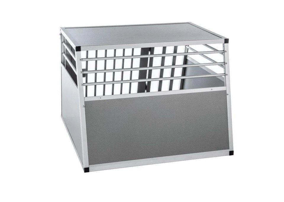 Aluminium Hundetransportbox - 82x80x60cm - Transportbox fürs Auto - Hundebox - Bild 3 von 4