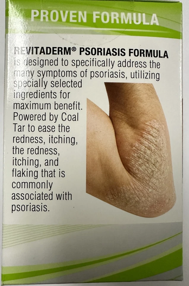 Dr. Blaine's Revitaderm Formula per la psoriasi 4 once + Formato da viaggio - Confezione da 3 - Immagine 2 di 2