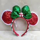 Disney`Parks Peppermint Candy Cane Ears Gift Rare Edition Christmas Headband