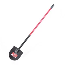 Bully Tools Shovels 12-Gauge Weighted Caprock/Pony w/ Fiberglass Long Handle