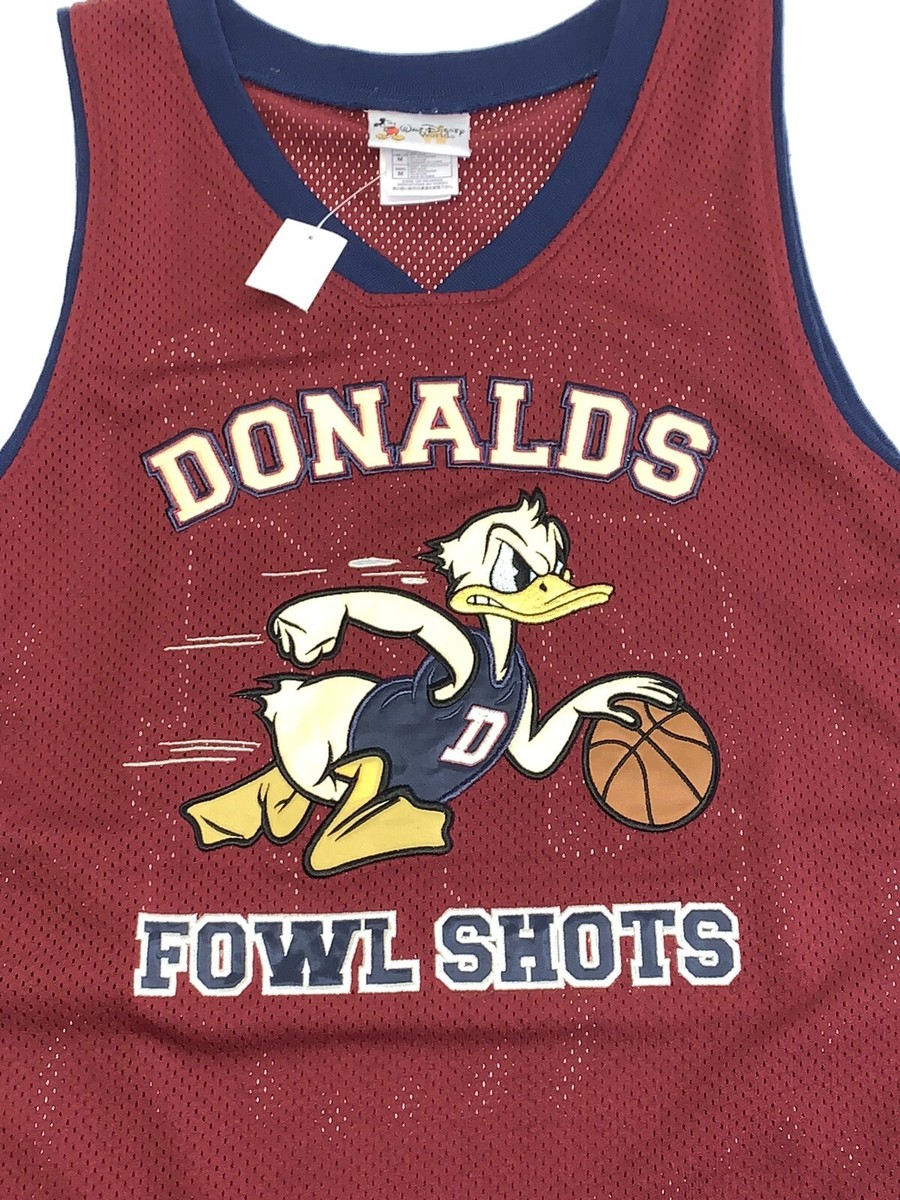 Walt Disney World DONALD DUCK FOWL SHOTS Basketball Jersey