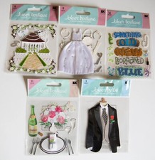 Jolee's Boutique Stickers, Wedding Theme, You Pick 
