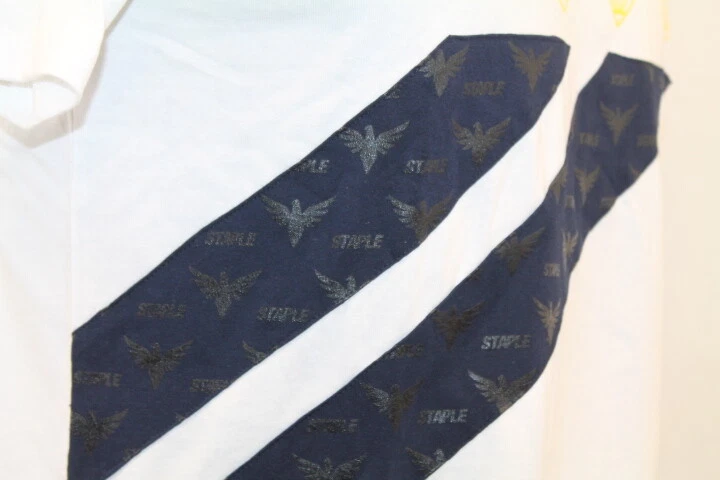 Camiseta Staple Pigeon S/S LUX SPORT LOGO BRANCA/MULTICOLORIDA 1810C5309 - Imagem 3 de 4