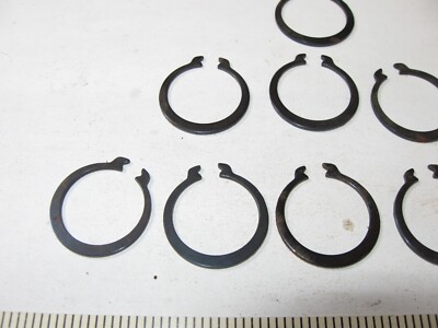 HONDA CR125 ELSINORE NOS OEM 20MM SET RING 90601-360-000 PACK OF 9