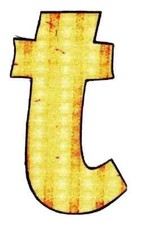 vintage letter t fabric applique iron on not embroidered 2 to 3.5 inch 1pc
