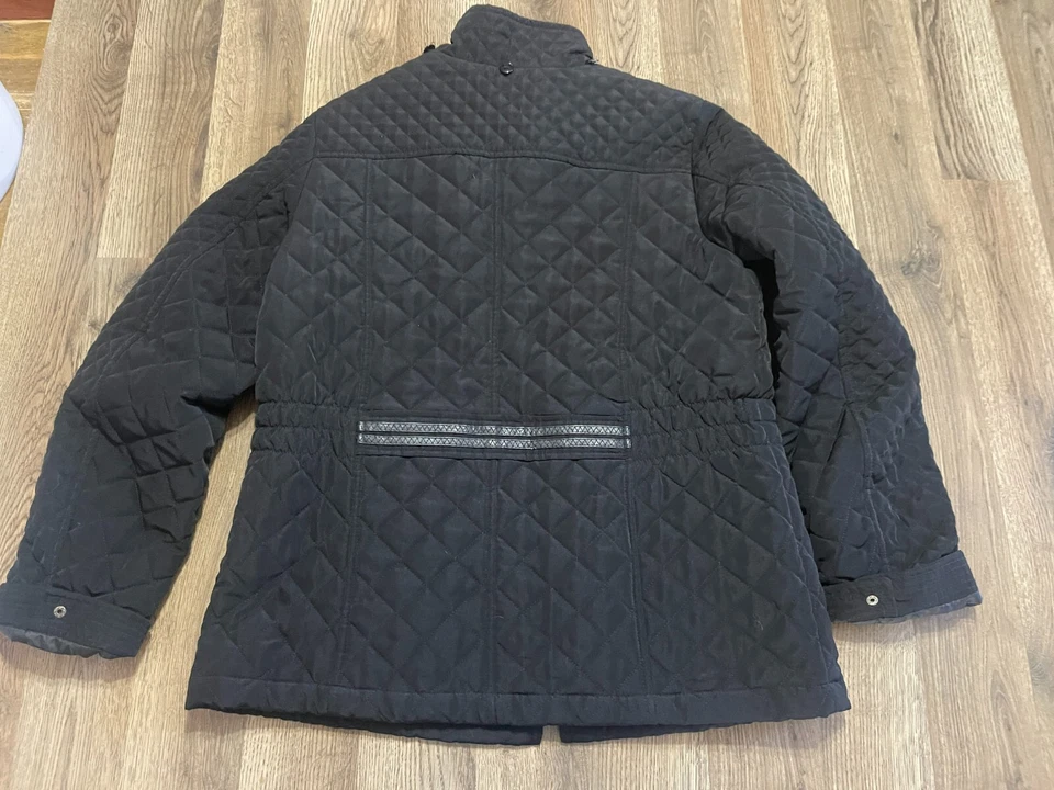 Chaqueta Laundry by Design, Para Mujer Talla Grande, Negra, Cremallera Completa, Acolchada Foto 2 de 4