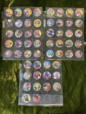Vintage Pogs Milk Caps Complete Set Of 54 USA States Government 1990 s