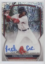2023 Bowman Chrome Prospect Speckle Refractor /299 Freili Encarnacion Auto n5h