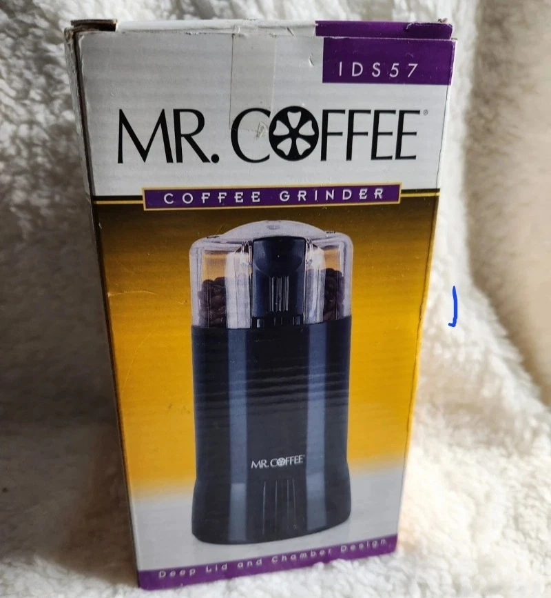 Mr Coffee Electric Coffee Bean Or Spice Grinder With Original Box - IDS57