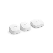 Amazon eero Pro 6E 1-pack  Amazon eero 6  2-pack mesh Wi-Fi 6 system