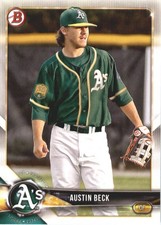 2018 Bowman Prospects #BP6 Austin Beck - BB