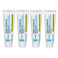 4 Pack Triple Antibiotic Ointment, 1 Oz, 24-Hour Infection Protection