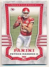 PATRICK MAHOMES 2017 PANINI FOOTBALL #104 RC ROOKIE CARD KANSAS CITY CHIEFS MINT